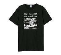 Amplified Monk Fire Maglietta Rage Against The Machine Adulto Unisex (L) (Nero)