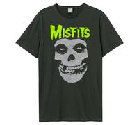 Amplified Neon Skull Maglietta Misfits Adulto Unisex (GD1373)