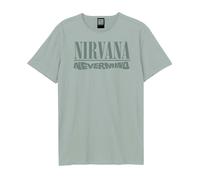 Amplified Nevermind Maglietta Nirvana Adulto Unisex (GD4200)