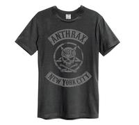 Amplified New York City Maglietta Anthrax Adulto Unisex (GD1429)