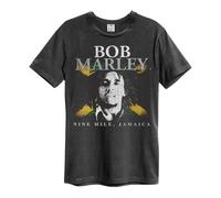 Amplified Nine Mile Maglietta Bob Marley Adulto Unisex (GD679)