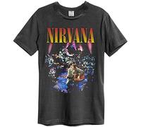 Nirvana Amplified Collection - Unplugged in New York Uomo T-Shirt Carbone L 100% Cotone Regular