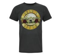Amplified Official - Maglietta ufficiale con logo dei Guns N Roses (NS4477)