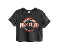 Amplified On The Run Maglietta Corta Pink Floyd Donna (GD1857)