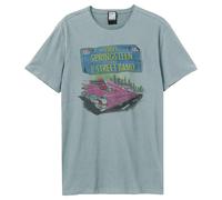 Amplified Pink Cadi Maglietta Bruce Springsteen Adulto Unisex (GD1812)
