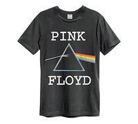 AMPLIFIED Pink Floyd-Dark Side of The Moon T-Shirt, Grigio (Charcoal CC), M Uomo