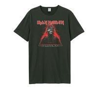 Amplified Powerslave Maglietta Iron Maiden Adulto Unisex (GD1627)