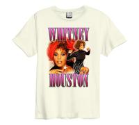 Amplified Red Bow Beauty Maglietta Whitney Houston Adulto Unisex (GD688)