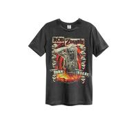 Amplified Rob Zombie Born Insane Unisex Charcoal T Shirt S Charcoal