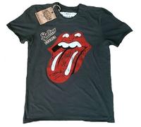 AMPLIFIED ROLLING STONES Signature Lick Lingua Rock Star Vintage T-Shirt S 46
