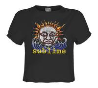 Amplified Ska Sun Logo Maglietta Corta Sublime Donna (GD2698)