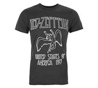 Amplified - T-Shirt, Uomo, Nero (Charcoal), XL