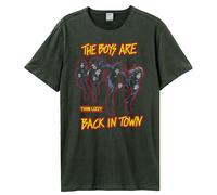 Amplified The Boys Are Back Cartoon Maglietta Thin Lizzy Adulto Unisex (GD2663)