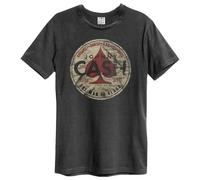 Amplified The Man in Black Maglietta Johnny Cash Adulto Unisex (M) (Carbone)