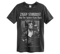 Amplified The Rise and Fall Maglietta David Bowie Adulto Unisex (GD1315)