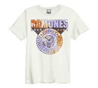 Amplified Tie Dye Shield Maglietta Ramones Adulto Unisex (GD236)