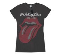 Amplified Tongue Maglietta The Rolling Stones Logo Donna (NS5996)