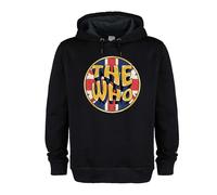 Amplified Union Jack Circle Felpa con Cappuccio The Who Adulto Unisex (GD3510)
