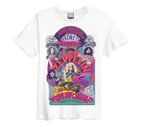 Amplified Unisex Adult Electric Magic Led Zeppelin T-Shirt XL White
