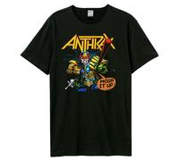 Amplified Unisex Adult I Am The Law Anthrax T-Shirt Large Black