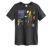 Amplified Unisex Adult Ziggy Stardust David Bowie T-Shirt XL Charcoal