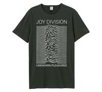 Amplified Unknown Pleasures Maglietta Joy Division Adulto Unisex (GD1382)
