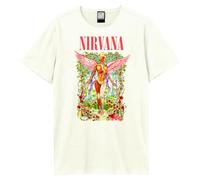 Amplified Uterus Wilderness Nirvana - Maglietta unisex da adulto, Bianco vintage, M