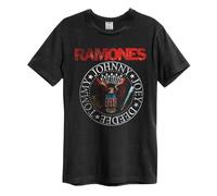Amplified Vintage Seal Maglietta Ramones Uomo (GD437)