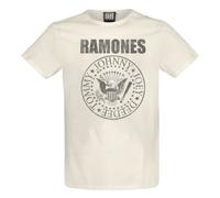Amplified Vintage Shield Maglietta Ramones Adulto Unisex (GD252)