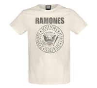 Amplified Vintage Shield Maglietta Ramones Adulto Unisex (GD3353)