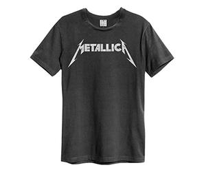Amplified Vintage Style Men's Rock T Shirts - Metallica Logo