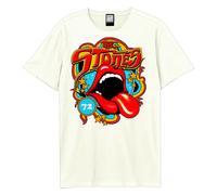 Amplified Vintage Tongue 77 Maglietta The Rolling Stones Adulto Unisex (GD2655)