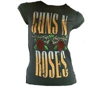 Amplified Vintage Ufficiale Gnr Guns N Rose Logo Font Rock Star Vip T-Shirt L