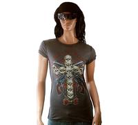 Amplified Vintage Ufficiale Guns N Rose Cross Teschio Rock Star Vip S M L