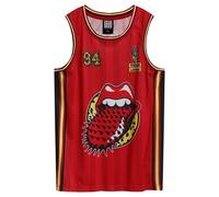 Amplified Voodoo Lounge Maglia da Pallacanestro The Rolling Stones Uomo (GD2692)