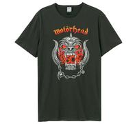 Amplified Warpig Flames Maglietta Motorhead Adulto Unisex (GD3956)