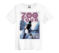 Amplified Zoo TV Tour Maglietta U2 Adulto Unisex (GD382)