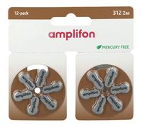 Amplifon AMPLIFON PILA 312 MERCURY FREE 12 PEZZI
