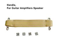 Amplify Your Suono Con Marrone Pelle Manico for Chitarra Amplificatore E Casse