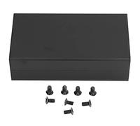 Amploy elettrico in alluminio in lega di alimentazione dell'amplificatore di alimentazione Case diviso 58x110x200mm opaco nero