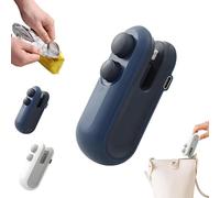 Ampltulastd Bag Sealer, Home Sealing Machine, Mini Bag Sealer Rechargeable, Mini Chip Bag Sealers, 2 in 1 USB-C Rechargeable, for Food Storage Snacks Freshness (Blue)