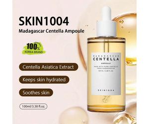 Ampolle di Centella Asiatica del Madagascar, cristallino e limpido, liquido ad assorbimento rapido, essenza leggera come una nuvola, bilancia il sebo, formula non grassa, adatta per pelli sensibili, f