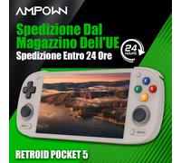 AMPOWN Retroid Pocket 5 RP5 Lettori di giochi portatili 5.5 ''AMOLED 1080P Schermo Android 13 Lettore di videogiochi retrò portatile SD865