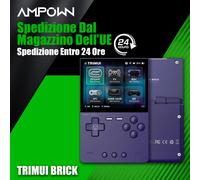 AMPOWN TRIMUI BRICK Console di gioco portatile per lettore Schermo IPS da 3,2 pollici Videogiochi retrò portatili Linux Spedizione veloce UE disponibile