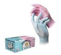 AMPri Guanti in nitrile stile Rosie alla menta piperita M