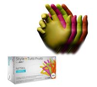 AMPri Guanti in nitrile Tutti Frutti M