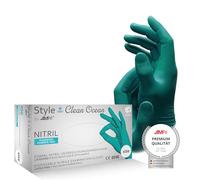 AMPri STYLE CLEAN OCEAN Nitrilhandschuhe puderfrei by MED-COMFORT, Türkis
