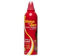 Ampro Shine 'N Jam Magic Fingers - Mousse fissante per trecce, tenuta extra solida, 354 ml
