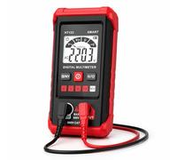 AMPTRON Multimetro Digitale Portatile, Alimentazione 2 Batterie AAA, 11,8 x 5,8 x 2,6 cm, Plastica e Silicone