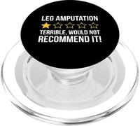 Amputazione delle gambe Terribile non consiglierebbe gamba amputata PopSockets PopGrip per MagSafe